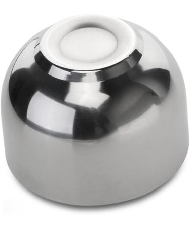 Minkissy Men's Shaving Cream Bowl - Stainless Steel Shaving Bowl with Cover | Premium Shaving Accessories for Men - Buy Online on GoSupps.com