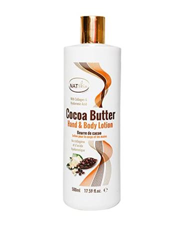 NATSKIN NAT Skin Cruelty Free Cocoa Butter Hand & Body Lotion 500ml