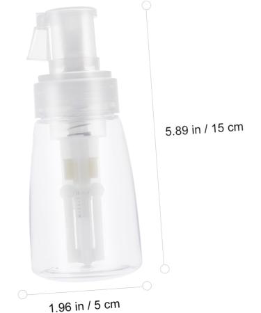 FRCOLOR 1pc Powder Spray Bottle Body Wash Pump Bottle Loose Powder Holder Loose Powder Bottle Pack 15X6X6CM White - Buy Online on GoSupps.com
