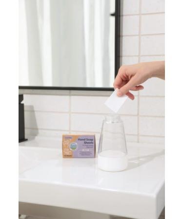 Brave Planet Foaming Hand Soap Refills Eco-Friendly Lavender Scented Sheets that are Biodegradable - Just Add Water to Dissolve & Refill 3-5 Bottles or Use Individually for Travel or Camping 15 Ct - Buy Online on GoSupps.com