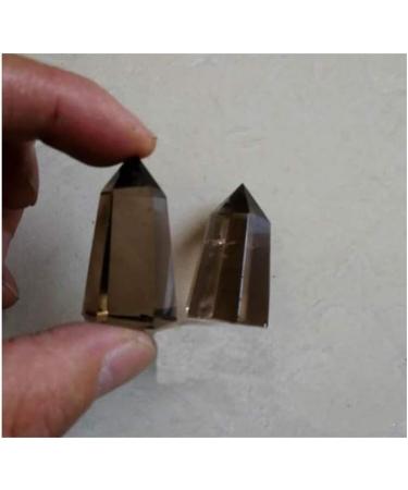 Smoky Quartz Wands 6 Faceted Point Reiki Crystal Pack of 2 Stone Collection - Buy Online on GoSupps.com