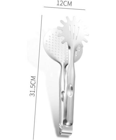 Buy POPETPOP Stainless Steel Grill Tongs - Perfect for Fried Fish & Household Cooking - Buy Online on GoSupps.com