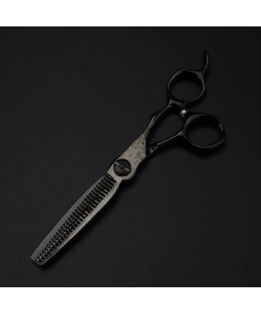 Hair Cutting Scissors 6 Inch Upscale Black Damascus Hair Scissors Haircut Thinning Barber Tools Cutting Shears Hairdressing Scissors Set - Buy Online on GoSupps.com