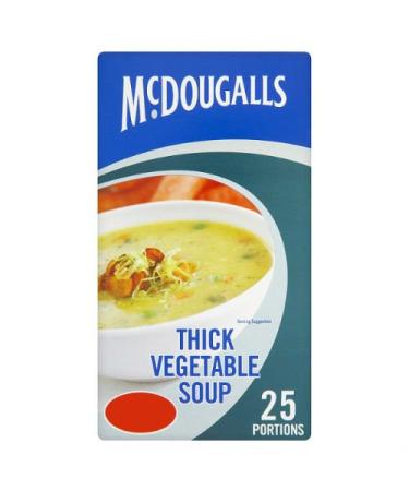 Dr. McDougall's Right Foods McDougalls Thick Vegetable Soup 25 Servings 275g