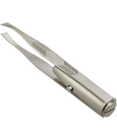 Premium LED Eyebrow Tweezers - Stainless Steel Hair Remover Tools with 3 Button Batteries - Perfect for Flawless Brows - Buy Online on GoSupps.com