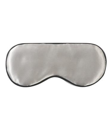 Pieces Silk Sleep Mask for Kids Smooth Soft Eye Mask Eye Cover with Adjustable Strap Blindfold for Sleeping Blocking Out Lights Travel Relax (Gray)