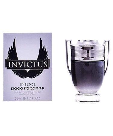 Invictus Intense by Paco Rabanne for Men - 3.4 Fl Oz EDT Spray 3.4 Fl Oz (Pack of 1) - Buy Online on GoSupps.com