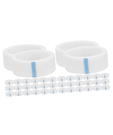 FRCOLOR 40 Rolls Non-woven Fabric Eyelid Tape Lash Tape Make up Tape for Eyes Lash Extension Supplies Makeup Tape White Out Tape Lash Supplies Makeup Stuff Grid Cloth Belt