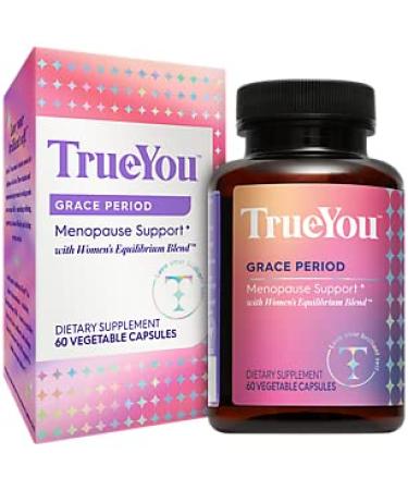 TrueYou Grace Period - Menopause Support - Herbal Support for Hot Flashes & Night Sweats (60 Vegetable Capsules)