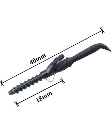 Spiral Hair Curler Beach Wave Curler 25mm Spiral Curling Iron Wand Professional 1 inch Ceramic Crimping Iron for Short and Long Hair LCD Display Hair Crimper Beach Wave Curler Hair Wand - Buy Online on GoSupps.com