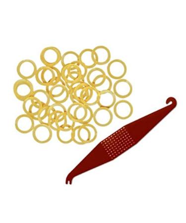 300 Pack 1/8 Inch Orthodontic Elastic Rubber Bands - Natural Light - Small Rubberbands for Braces, Dreadlocks, Hair Braids - Tooth Gap Fix with Free Elastic Placer - 2.5 oz - Buy Online on GoSupps.com