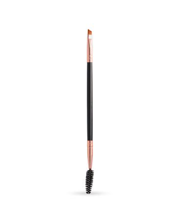 Global Fashion 2-in-1 Eyebrow & Lash Brush | Shaping & Defining Brows Separating & Lengthening Lashes | Double-Ended Applicator | Soft Synthetic Bristles | Cruelty-Free & Vegan | Makeup Essentials