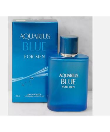Aquarius Blue Men's Cologne 3.4 Oz Eau de Toilette Spray 100ml - Buy Online on GoSupps.com