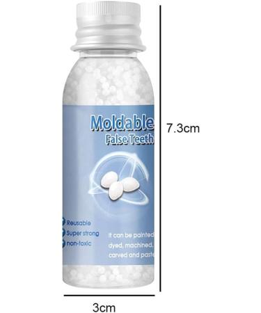 Katutude Tooth Repair Granules Temporary Broken Tooth Repair Kit Moldable False Teeth Thermal Fitting Tooth Repair Beads for Fixing Filling the Missing and Broken Tooth - Buy Online on GoSupps.com