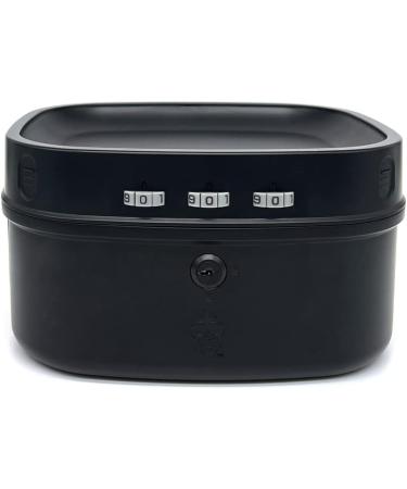 Stash Monkey Airtight Lockable Organizer Box with Tray & Rack - Ultimate Storage Solution for International Shipping - Buy Online on GoSupps.com