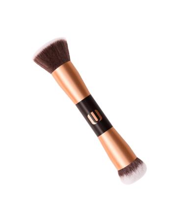 Ipetboom 1pc Double-ended Makeup Brush Liquid Props Artificial Fiber Miss