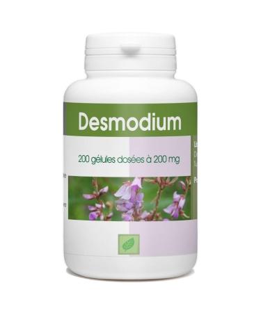 200 capsules DESMODIUM dosed at 200 mg.
