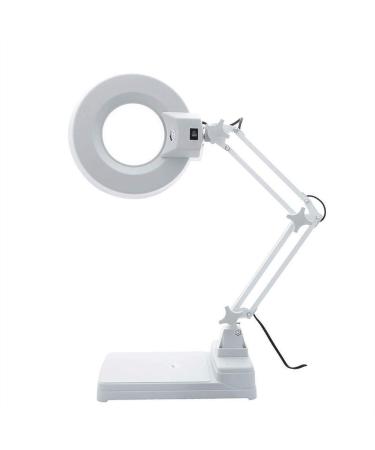 Magnifying Glasses Educational Hobby Magnifiers 10 Times Desktop Lamp with Magnifying Glass Lamp Elderly Child Reading Hd Led Lights Easy to Adjust Optical White Glass Mirror Comfortable Anniversary