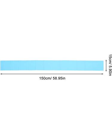 HANABASS Yoga Resistance Bands - Elastic Exercise & Rehab Tension Bands for Pilates & Strength Training - Sky Blue - Buy Online on GoSupps.com