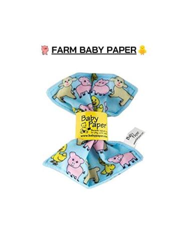 Baby Paper Original Crinkle Sensory Toy for Babies | 3 Pack Farm Cat Dog Cheetah | Non-Toxic Washable | Baby Shower Gift - Buy Online on GoSupps.com
