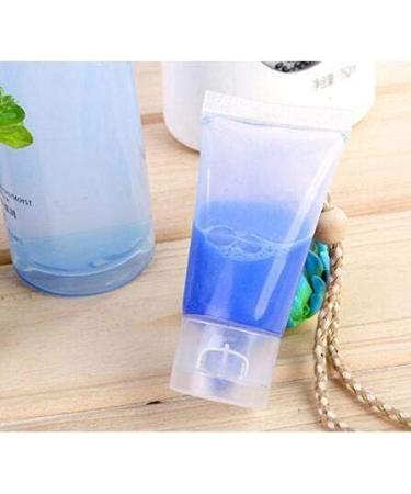 20PCS 15ml/20ml/30ml/50ml/100ml Clear Empty Refillable Plastic Soft Tubes Cosmetic Sample Bottles Jars Makeup Travel Containers For Lip Balms Lip Gloss Shampoo Shower Gel Body Lotion (15ml) - Buy Online on GoSupps.com