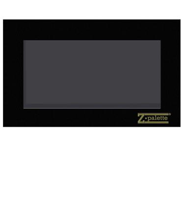 Z Palette Medium Deep Black Empty Magnetic Makeup Palette with Clear Window - Buy Online on GoSupps.com