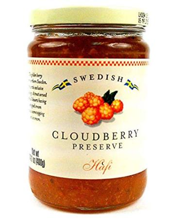 Hafi Swedish Cloudberry Preserves, 14.1 oz Jar Standard Packaging