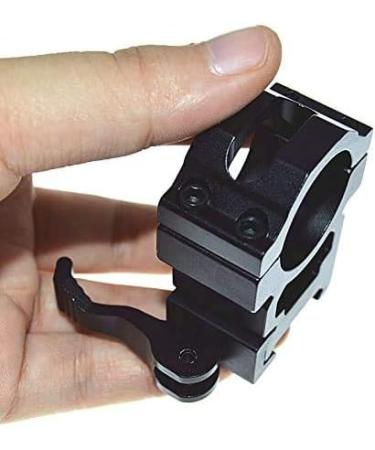 FIRECLUB 2pcs Quick Release Scope Rings Mounts - 1 Inch (25.4mm) Picatinny/Weaver Compatible for Precision Shooting - Buy Online on GoSupps.com
