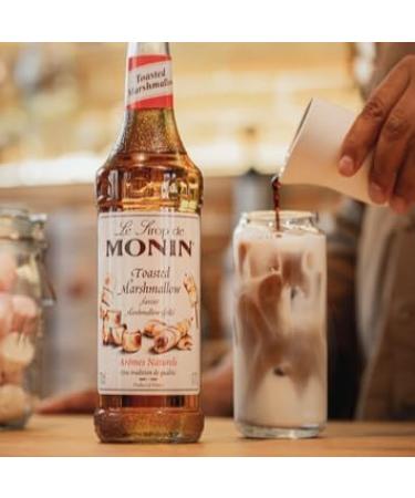 MONIN - Assortiment Sirop Saveur Marshmallow Grill & Sirop de Citrouille Saveur Epic e - Pour Caf Chocolat Chaud Capuccino ou Latte - Ar mes Naturels - Bouteille en Verre - 2 x 70 cl - Buy Online on GoSupps.com