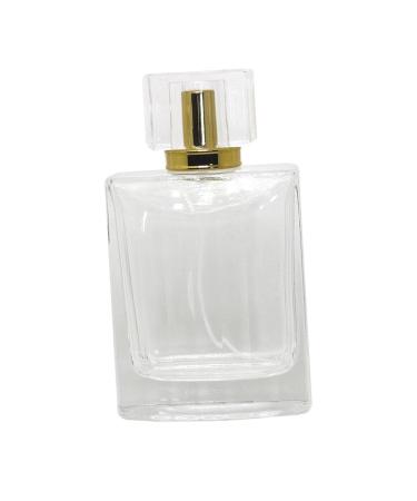 barenx 100ml Perfume Bottle Fragrances Empty Glass Rectangle Travel Gift Refillable - 12 * 6.7cm Coffee 3.4 Ounces Coffee