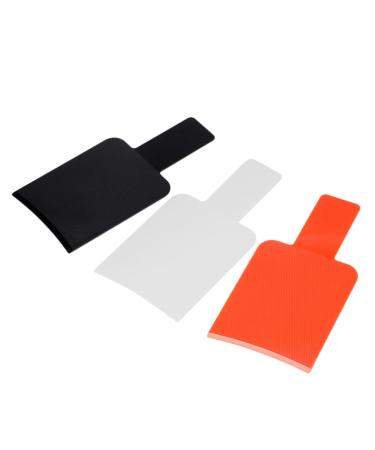 LALAFINA 3pcs Hairstyling Salon Dye Oil Bleaching Dyeing Board Use Coloring Tools Accessories Balayage Color Caring Mixer Highlighting for Dying Home Long Barber Kit Flat Tool Tinting Medium Assorted Color