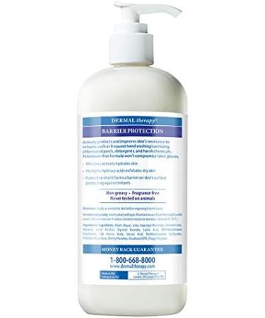 Dermal Therapy Barrier Protection Lotion - Shields Skin Against Irritants and Harsh Chemicals | 10% Urea and Custom Blend of Ingredients that Create Protective Barrie - Buy Online on GoSupps.com