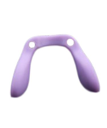Replacement nasal cushion holder made of metal nose bridge replacement nose pad holder made of metal nose bridge purple silicone-glass nasal cushion replacement screw-in-U-shaped plastic-glasses-nose padding F