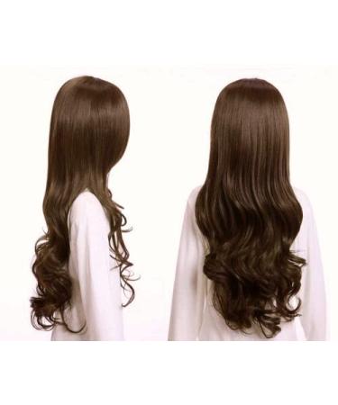 Prettyland Natural Brown Long Wig 70cm - Realistic Wavy Curls for Ladies | High-Quality Hair Wig - Buy Online on GoSupps.com