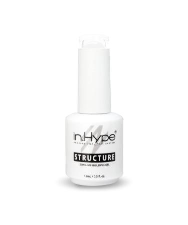IN.HYPE Structure/Liquid Builder Gel/Hard Gel in a Bottle for Nail Enhancing (Clear)