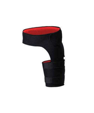 Exceart Mop Head Replacement Brace Thigh Sleeve Support Wrap Hamstring Sleeve for Muscle Strains Fits Both Legs Adjustable Reusable Wipes Pouch