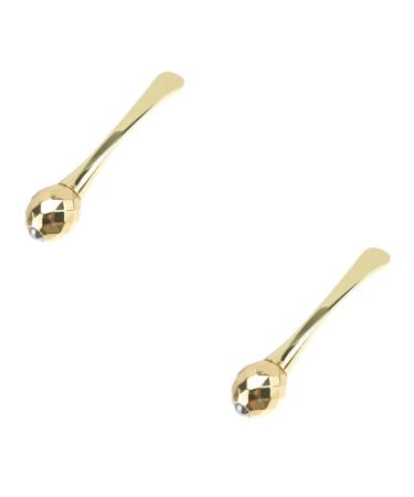 GLEAVI Lot De 2 Cuill res Cr me Pour Les Yeux De Massage Manuel Pour Les Yeux Pour Application De Cr me - En Pour