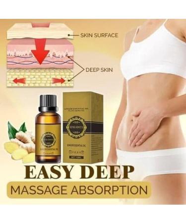 Buy Lovilds Lymphatic Drainage Ginger Oil - Natural Body Massage Essence for Belly Drainage (30ml 2 PCs) - Effective Ingwer Oil for Health and Wellness - Buy Online on GoSupps.com
