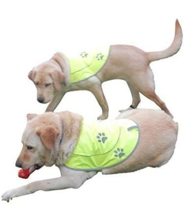 Dog West Safety Reflective Hunting Vest - Waterproof & Adjustable for Day/Night Visibility - Sizes XS to XXL in Orange/Yellow - Buy Online on GoSupps.com