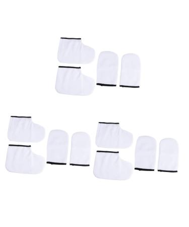 Ipetboom 12pi ces Et Cire De Paraffine Pour Soins Des Mains Accessoires De Spa Pour Femmes Pour Paraffine Et Th rapie Par Chaleur 25.5X15X1CMx3pcs