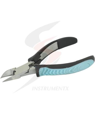 Professional Toe Nail Clipper Cutter Nippers - Heavy Duty Thick Nails - Stainless Steel (Blue) - Buy Online on GoSupps.com
