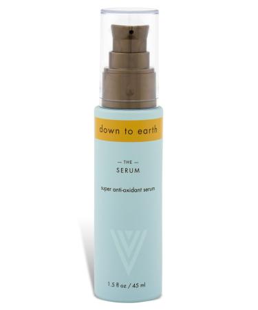 Down to Earth The Serum | Revolutionary Anti-Aging Anti-Wrinkle Anti-Line Moisturizing Antioxidant Skin Repair & Brightening Formula
