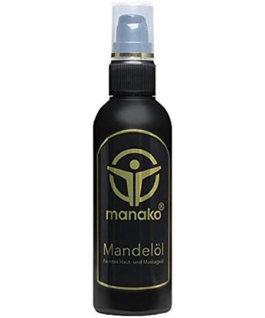 manako almond oil (skin oil/cosmetic oil/massage oil) 100 ml pump bottle almond fruit 100 ml (1 pack)