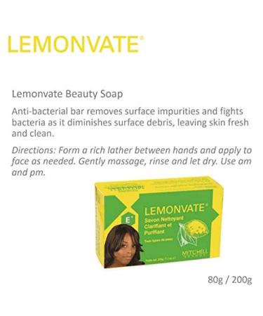 Lemonvate 80g Soap: Germ-Fighting Formula with Vitamin C - Buy Online on GoSupps.com