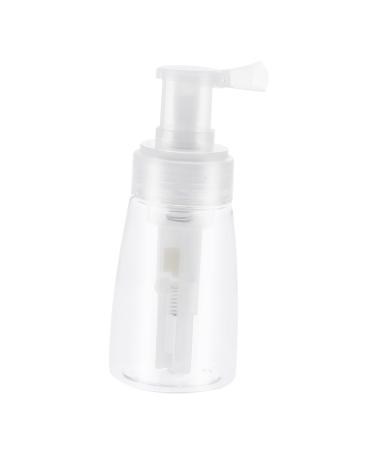 FRCOLOR 1pc Powder Spray Bottle Body Wash Pump Bottle Loose Powder Holder Loose Powder Bottle Pack 15X6X6CM White