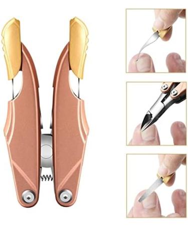 CHJHJKG Nail Clippers (Beauty) Fold Nail Art Cuticle Nipper Edge Cutter Manicure Scissor Plier Portable Tool Pedicure Toenail(Black gift box) - Buy Online on GoSupps.com