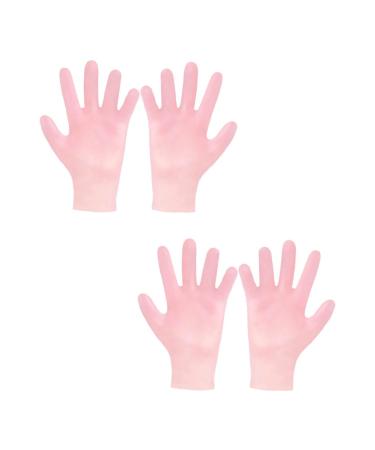 FRCOLOR 2 Pairs Brightening Moisturising Gloves Hand Softener Gloves Overnight Gloves Spa Gloves Gel Gloves Care Glove Natural Gel