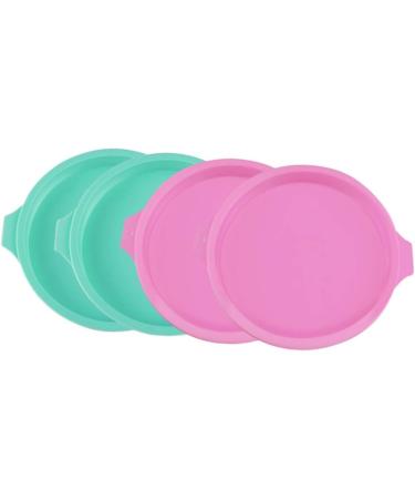 OUNONA 4pcs Silicone Cake Mold Heart Cake Pan Rainbow Cake Baking Pan Silicone Molds Silicone Bakeware Round Cake Pans Fondant Molds Cakes Cake Mold for Home Baking Supplies 21 21 2.5cm - Buy Online on GoSupps.com