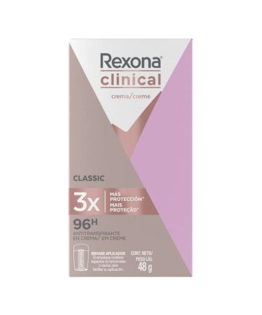 REXONA Clinical Antitranspirante en Crema para Dama 48g - Desodorante Efectivo - Buy Online on GoSupps.com