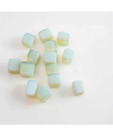 gem 10pc 18mm-25mm Natural Opal Quartz Cube Decorative Stone Can be Used for Home Office Decoration JZIGTDEM - Buy Online on GoSupps.com